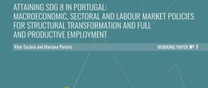 Novo relatório sobre a prossecução do ODS 8 em Portugal