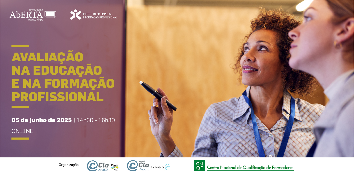 Webinar | Avaliação na Educação e na Formação Profissional