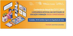 Conferência Anual CS11 | A Inteligência Artificial nas Instituições de Educação e Formação