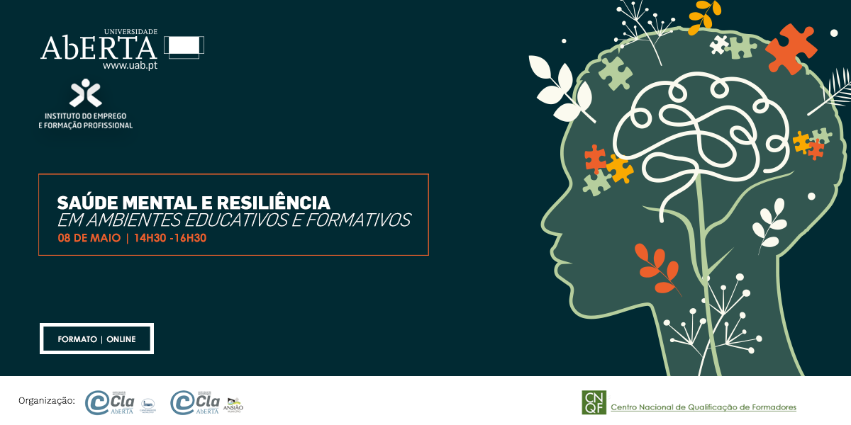 4º Webinar "Saúde Mental e Resiliência em Ambientes Educativos e Formativos"